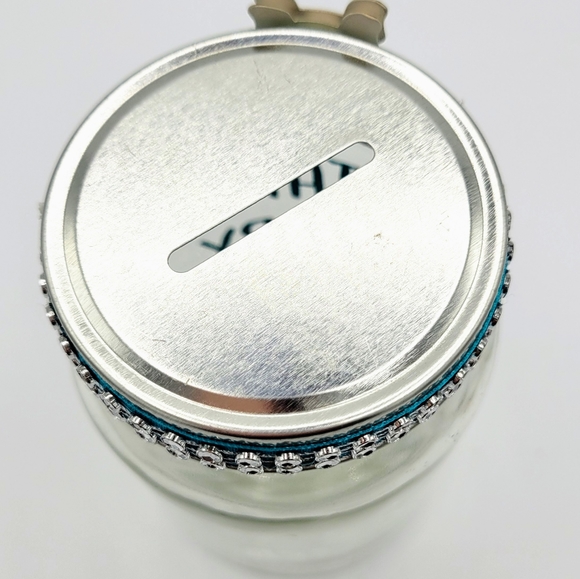 Handmade Retail Therapy Fund Mason Jar Piggy Bank French Bulldog - Picture 6 of 11